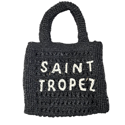 SAINT TROPEZ RAFFIA RESORT TOTE BAG