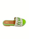 TENNIS CLUB RAFFIA CROCHET RESORT SLIDES