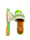 TENNIS CLUB RAFFIA CROCHET RESORT SLIDES