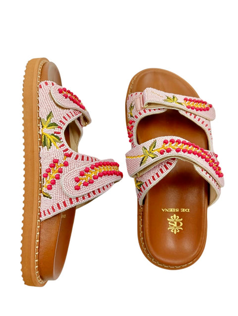 MEADOW BEADED FUSSBETT WITH FLOWER PATTERN