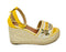 MEADOW BEADED WEDGE WITH FLOWER PATTERN
