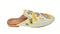 MEADOW BEADED SLIPPERS WITH FLOWER PATTERN