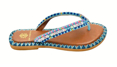 BEADED RESORT FLIP FLOPS