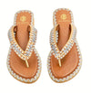 BEADED RESORT FLIP FLOPS