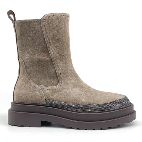 ALTA BOOT GREY SUEDE