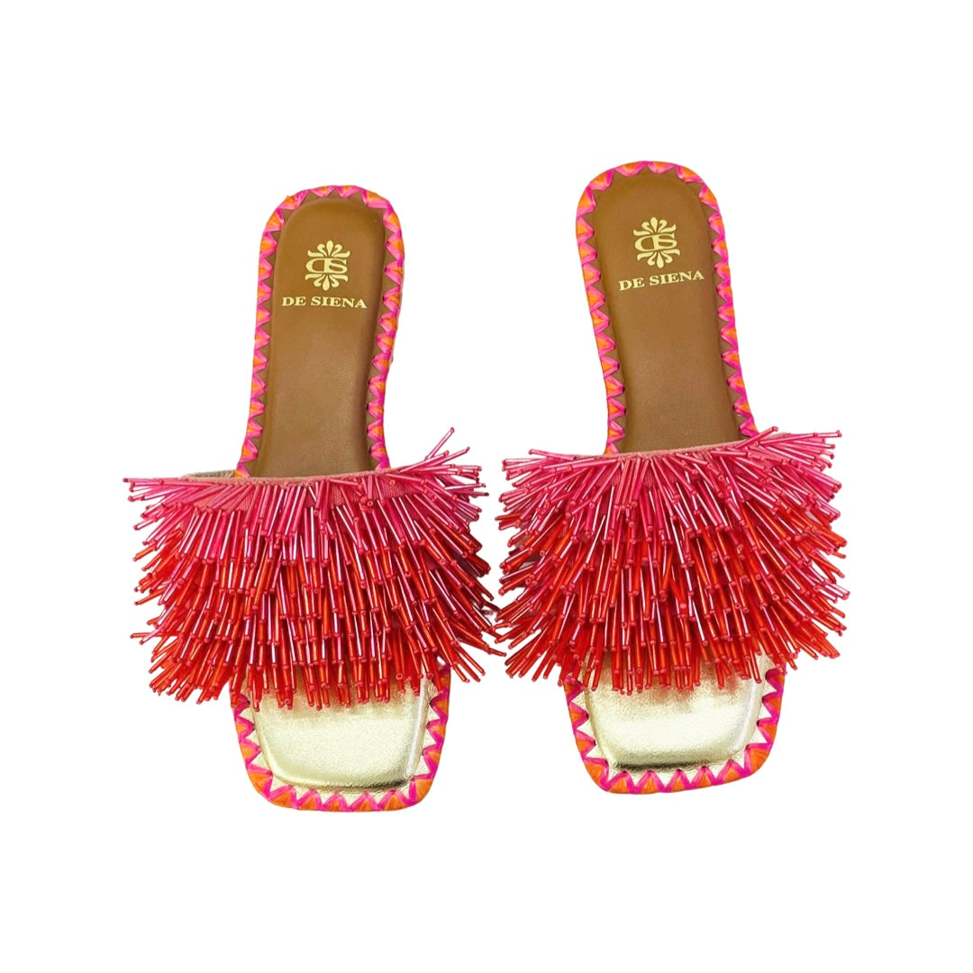 DE SIENA SHOES ブラック/オレンジ レディースシューズ All_1– DE SIENA SHOES