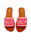 IBIZA BEADED DÉGRADÉ RESORT SLIDES
