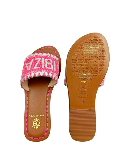 IBIZA BEADED DÉGRADÉ RESORT SLIDES