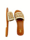 SAINT TROPEZ BEADED DÉGRADÉ RESORT SLIDES