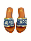 CAPRI BEADED DÉGRADÉ RESORT SLIDES