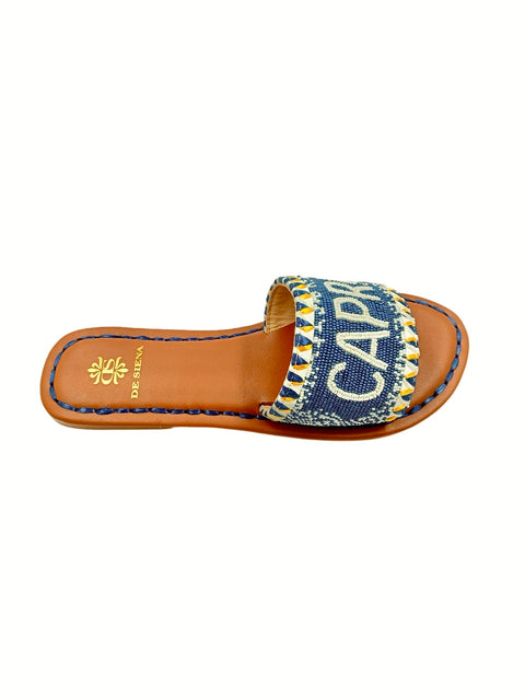 CAPRI BEADED DÉGRADÉ RESORT SLIDES