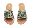 FORTE DEI MARMI BEADED DÉGRADÉ RESORT SLIDES