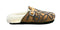 SEATTLE EMBROIDERED SUEDE CLOGS TOBACCO