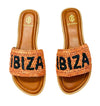 IBIZA  RAFFIA TOBACCO BLACK