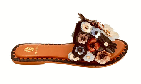 FLEUR FLOWER EMBELLISHED SLIDES
