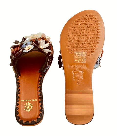 FLEUR FLOWER EMBELLISHED SLIDES