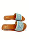 SAINT TROPEZ BEADED DÉGRADÉ RESORT SLIDES