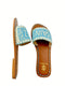 SAINT TROPEZ BEADED DÉGRADÉ RESORT SLIDES