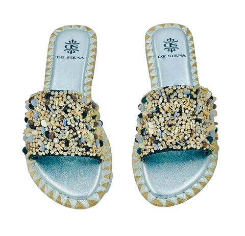 CHANELLE EMBELLISHED SLIDES