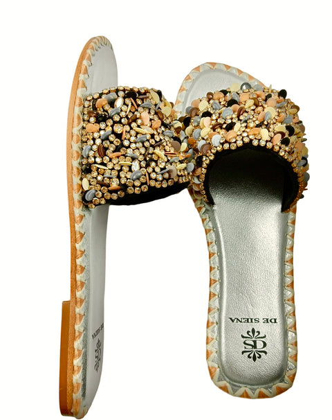 CHANELLE EMBELLISHED SLIDES