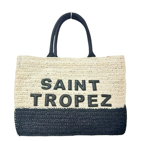 SAINT TROPEZ RAFFIA RESORT SHOPPER