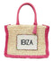 IBIZA  NATURAL PINK  RAFFIA BAG