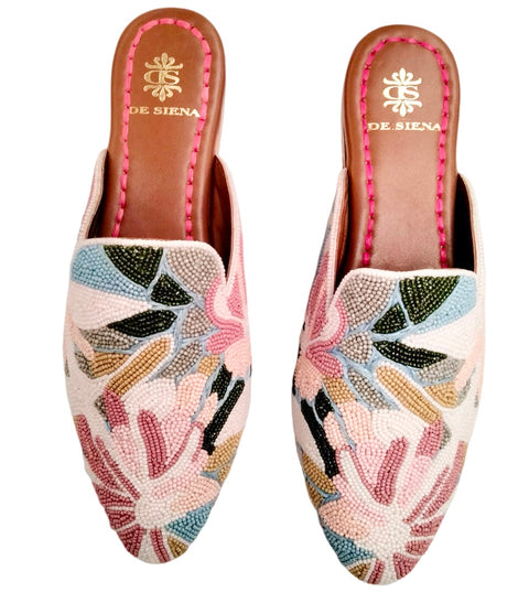 ALEXA BEADED FLOWER PATTERN LOAFER