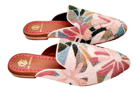 ALEXA BEADED FLOWER PATTERN LOAFER