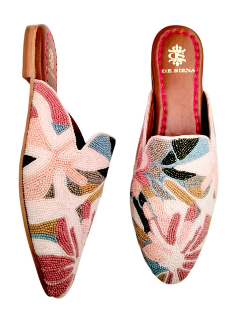 ALEXA BEADED FLOWER PATTERN LOAFER