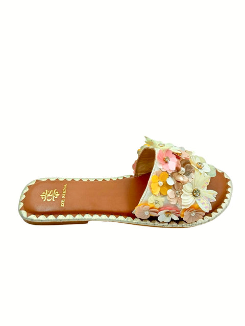 FLEUR FLOWER EMBELLISHED SLIDES