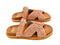 ZOEY WOVEN RAFFIA FUSSBETT WITH STRAP