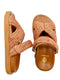 ZOEY WOVEN RAFFIA FUSSBETT WITH STRAP