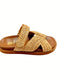 ZOEY WOVEN RAFFIA FUSSBETT WITH STRAP