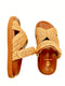 ZOEY WOVEN RAFFIA FUSSBETT WITH STRAP