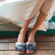de Siena Shoes Mykonos Bead-embellished Tote Bag